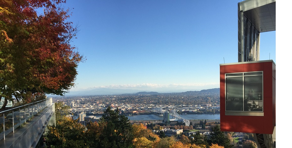 Portland view from Tram
