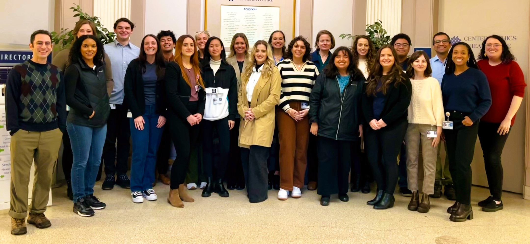 Group photo of the Developmental Brain Imaging Lab