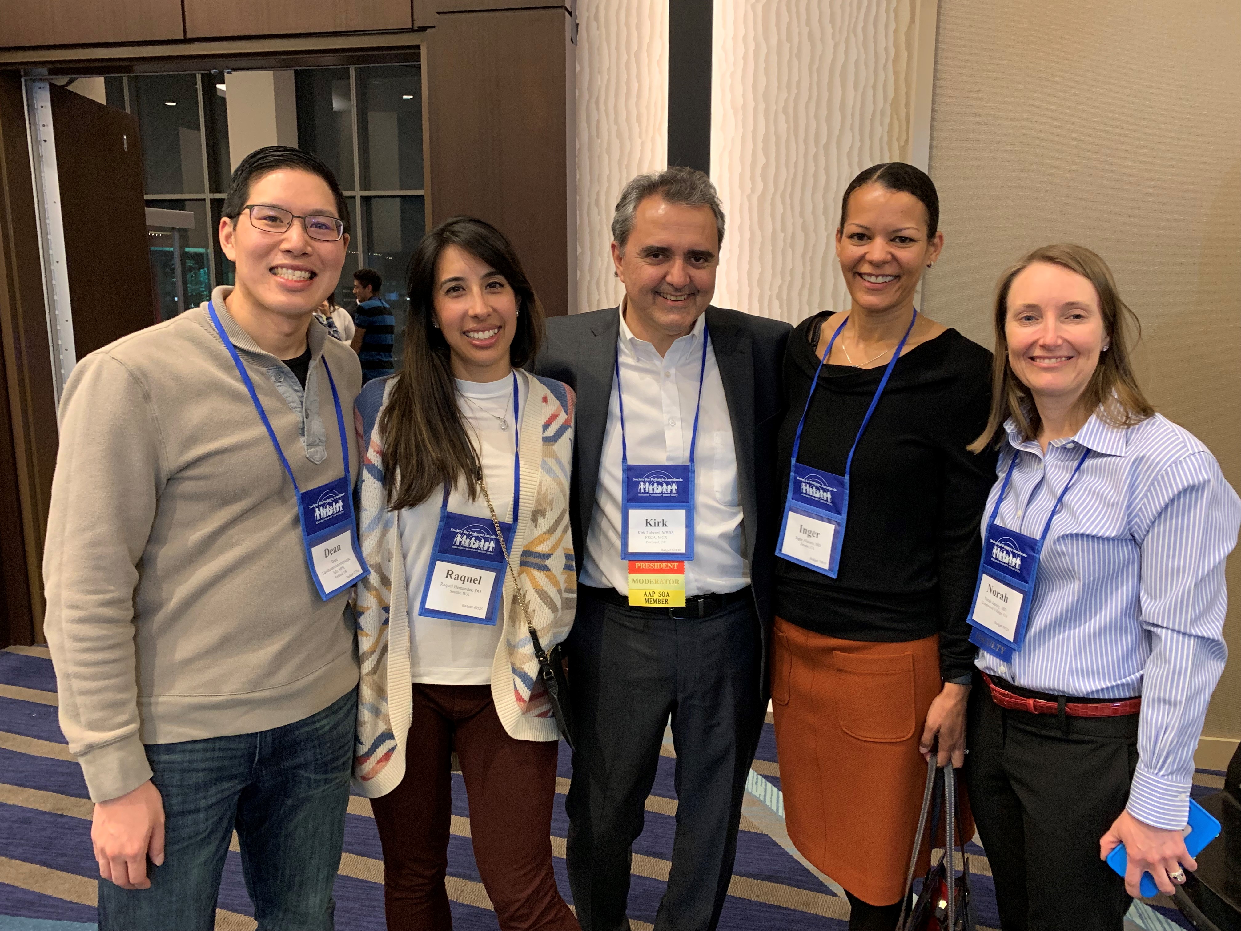 Peds Fellows reunion at the SPA meeting