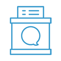 Icon of a suggestion box