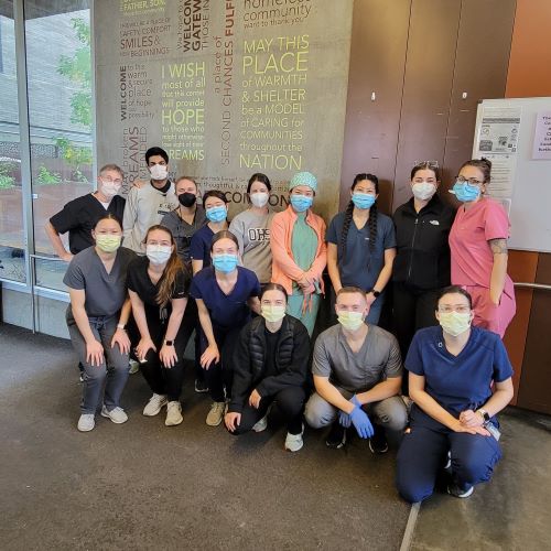 group picture of the dental public health group.