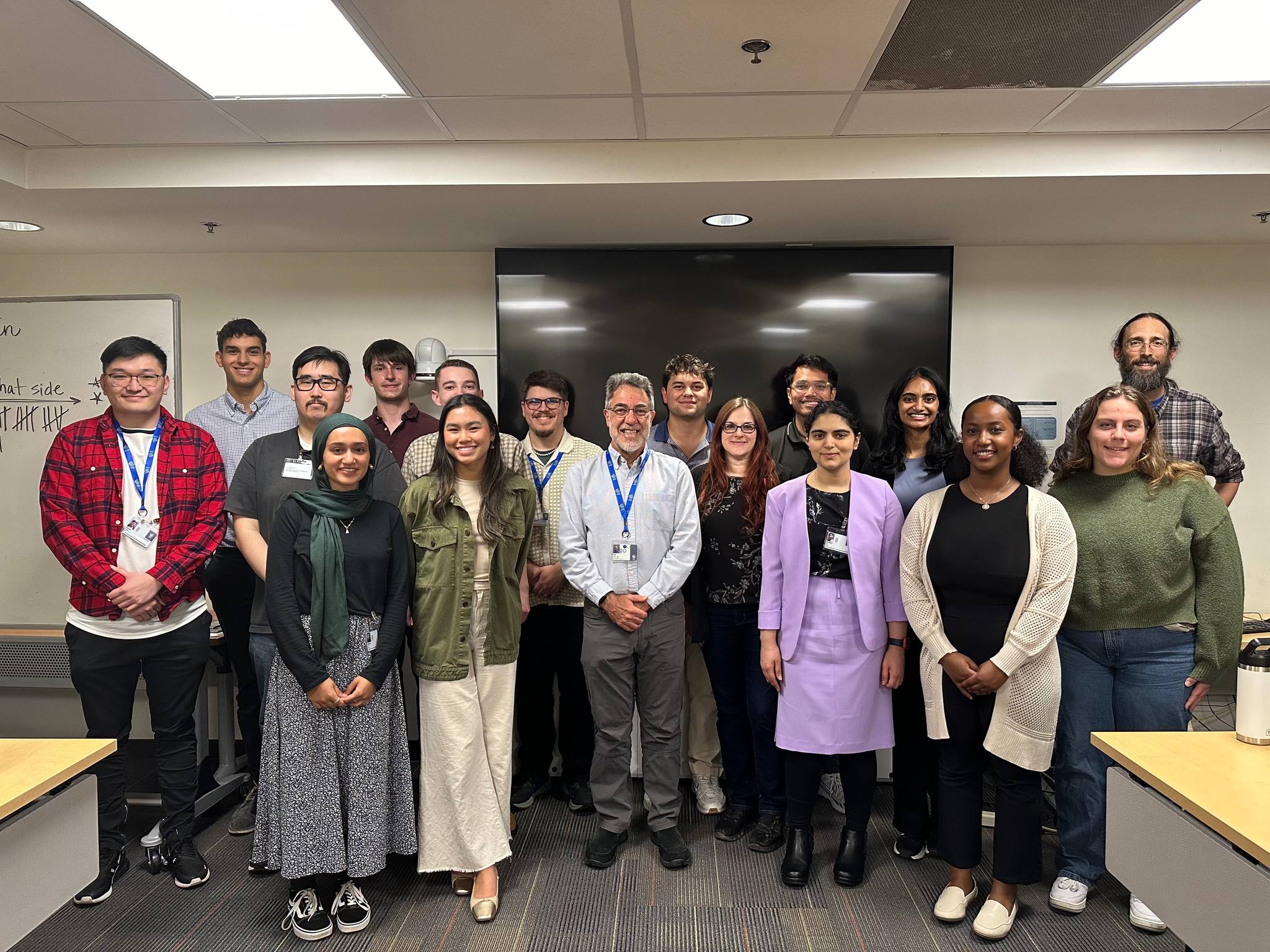 group photo of DMICE summer interns 