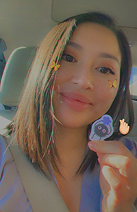 Nancy Tran smiles in a selfie.