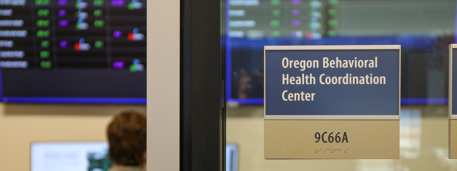 An OBCC sign on a window
