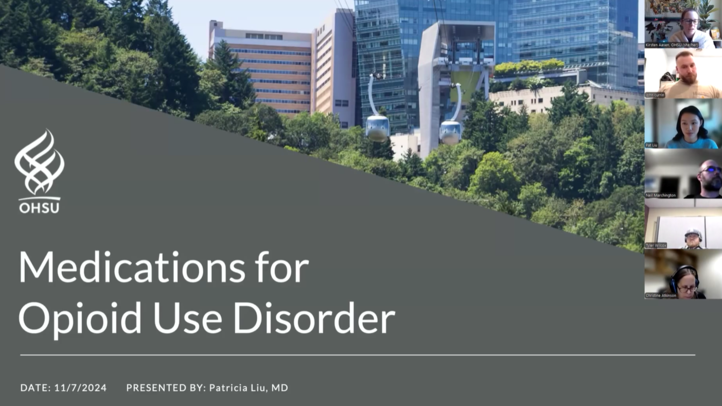 Medications for Opioid Use Disorder