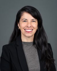 Professional portrait of Claudia Nakama, OCTRI Innovation Alliance Manager.