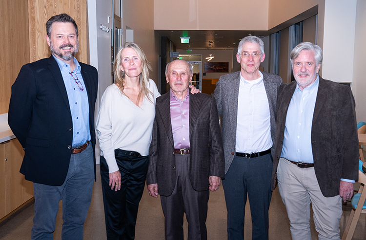 Eric Gouaux honored at investiture ceremony