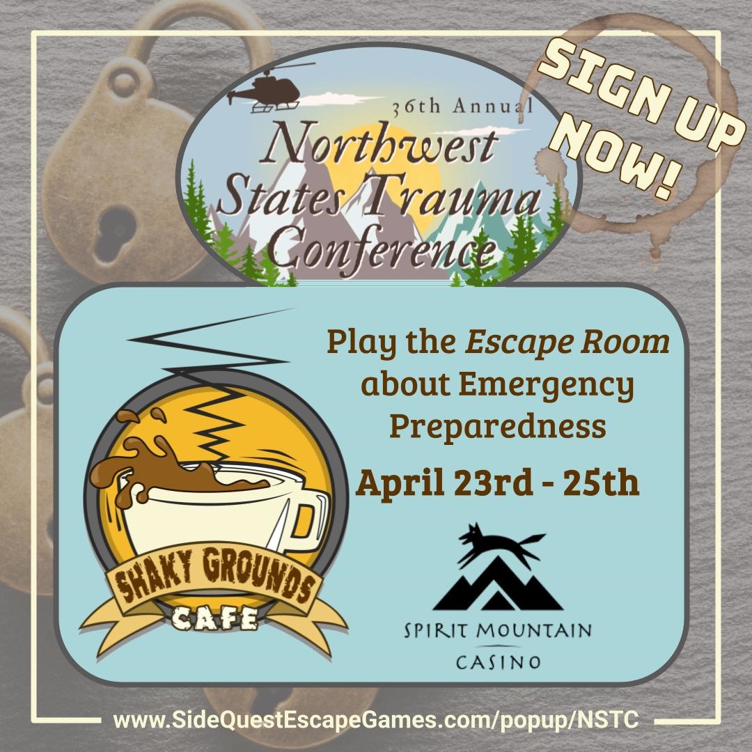 Shaky Grounds Cafe Escape Room