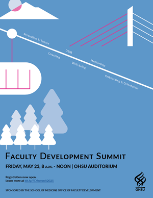 Poster for the 2025 Faculty Development Summit