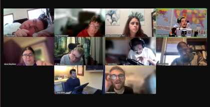 A screenshot from the February 2025 AAC User Meeting on Zoom featuring members of our consortium and steering committee.