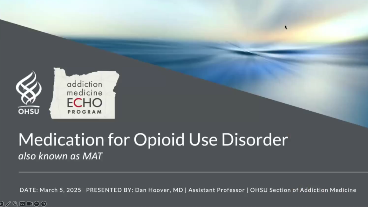 Medication for Opioid Use Disorder - Session 9