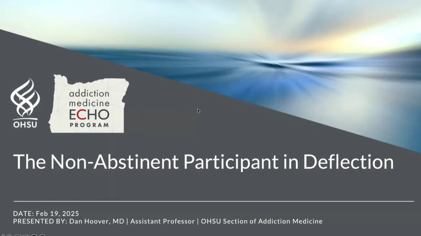 The Non-Abstinent Participant in Deflection - Session 8