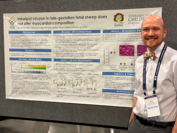 Eric with his poster